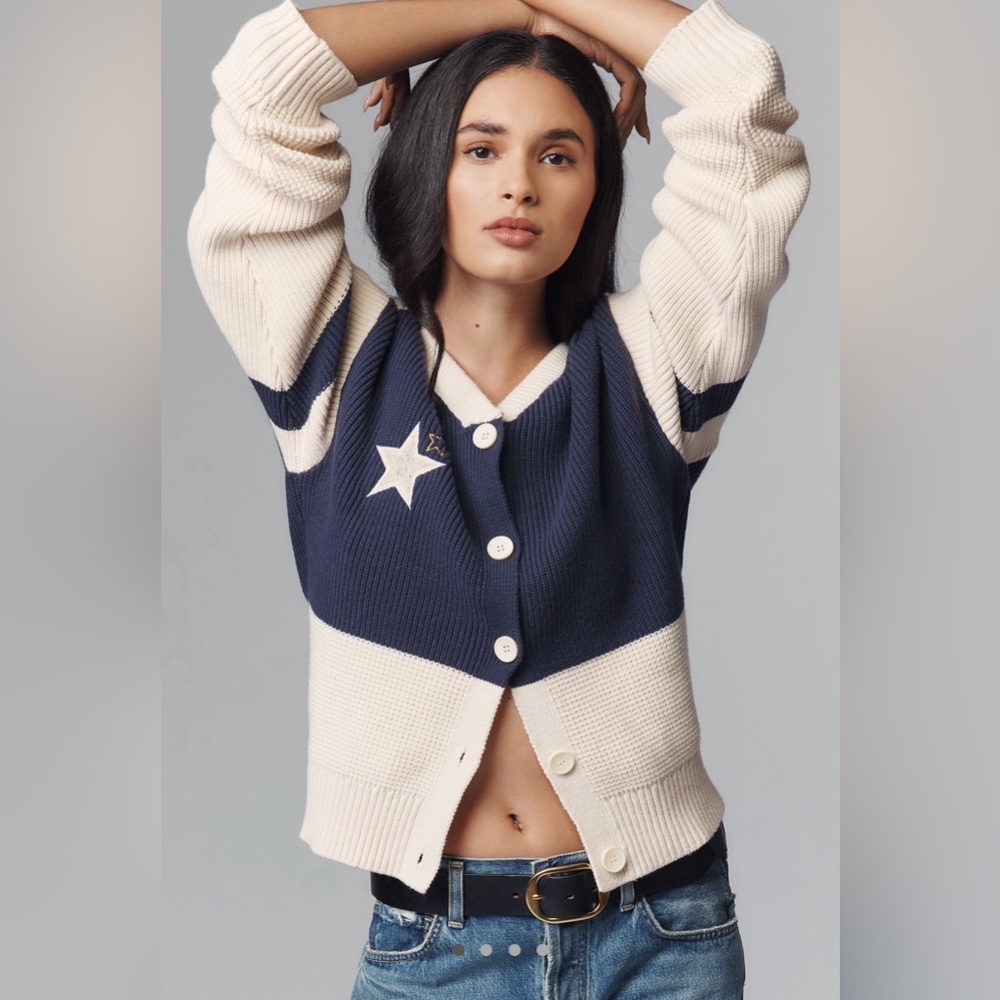Anthropologie Daily Practice Quarterback Cardigan Sweater, Various Sizes NWT